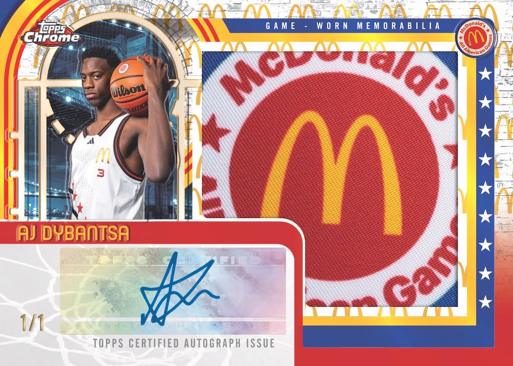 2025 Topps Chrome McDonald's All American Basketball Mega, 20 Box Case