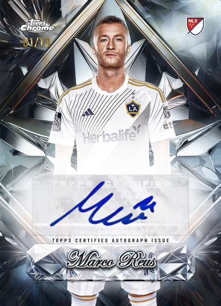 *LAST CASE* 2025 Topps MLS Chrome Soccer Sapphire, 10 Box Case
