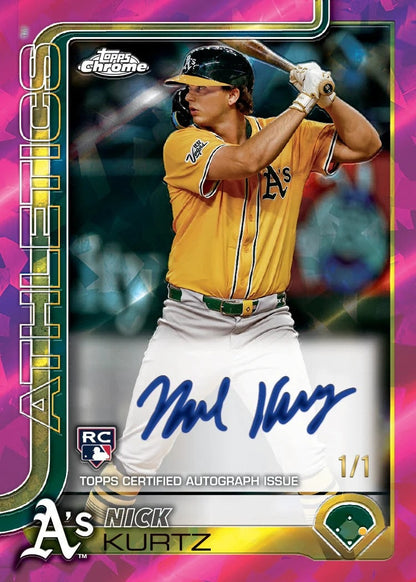 2025 Topps Chrome Update Series Baseball Sapphire Edition, Box