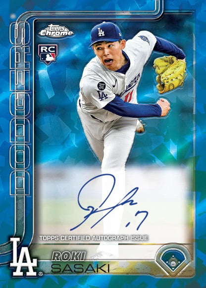 2025 Topps Chrome Update Series Baseball Sapphire Edition, Box