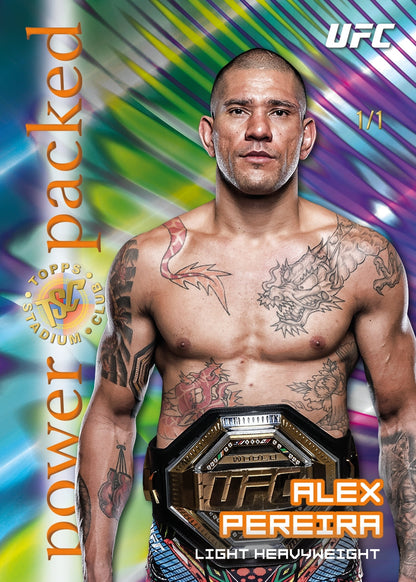 2025 Topps UFC Stadium Club Hobby, 16 Box Case