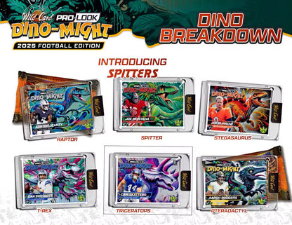 2025 Wild Card Dino-Mite Pro-Look Football Hobby, Pack