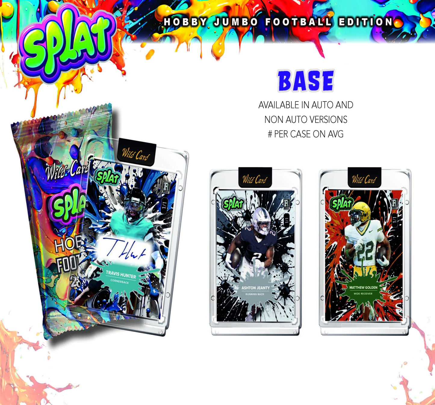 2025 Wild Card Splat Football Jumbo, Box
