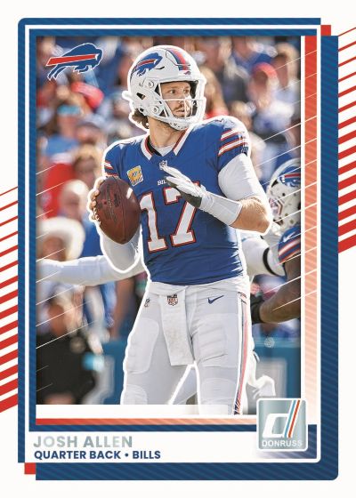 2025 Panini Donruss Football Mega, Box (Red Wave Parallels)