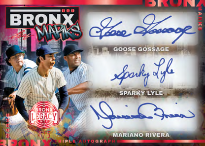 2025 Leaf A Bronx Legacy Baseball Hobby, Box