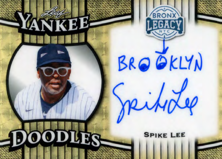 2025 Leaf A Bronx Legacy Baseball Hobby, 10 Box Case
