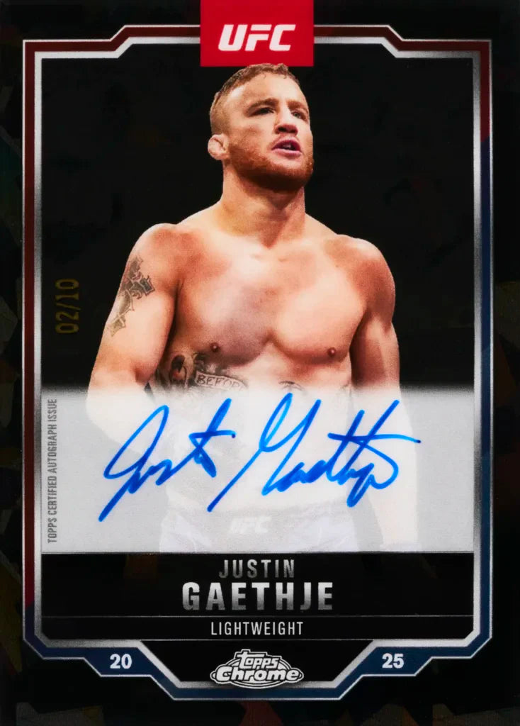 2025 Topps Chrome UFC Sapphire Edition, Box