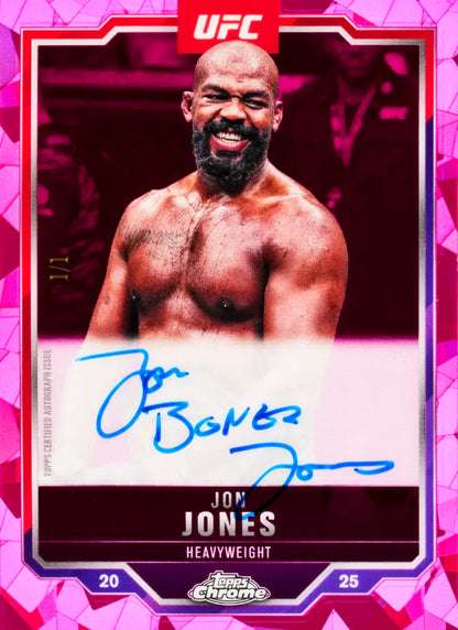 2025 Topps Chrome UFC Sapphire Edition, Box