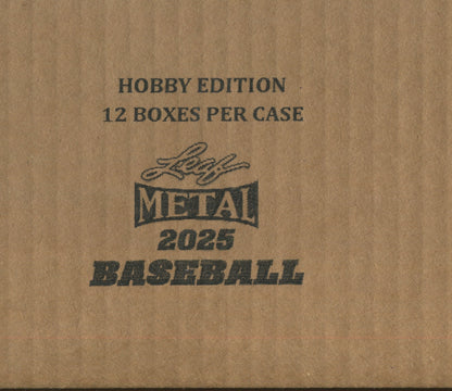 *LAST CASE* 2025 Leaf Metal Baseball Hobby, 12 Box Case