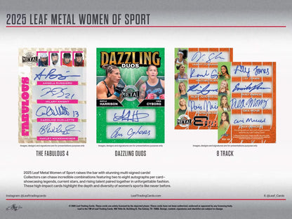 2025 Leaf Metal Women of Sport Hobby, 10 Box Case