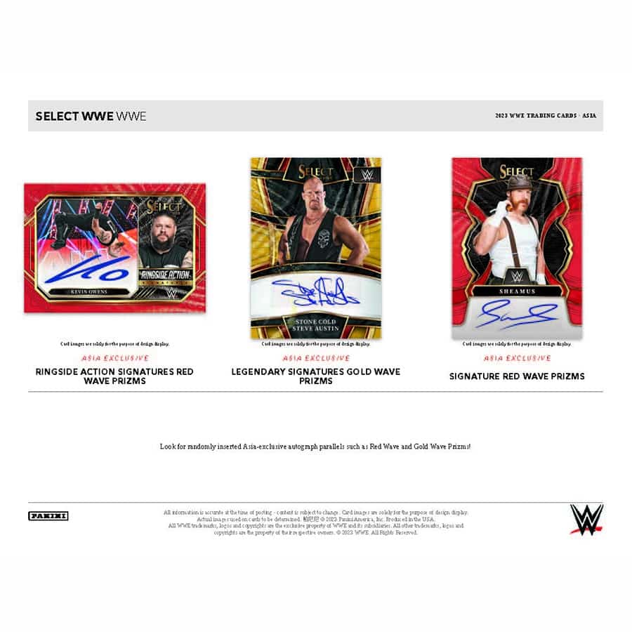 2023 Panini Select WWE Asia TMALL, Box