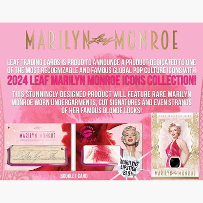 2024 Leaf Marilyn Monroe Icons Collection Hobby, Box