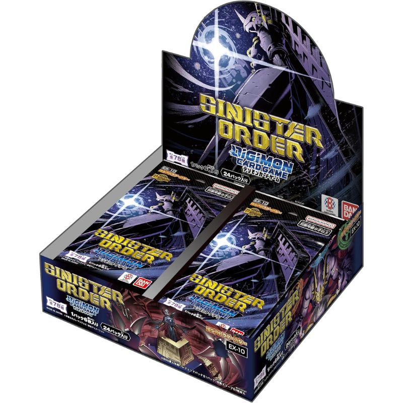 BANDAI Digimon Card Game Sinister Order EX-10 Booster Pack Box TCG JAPAN