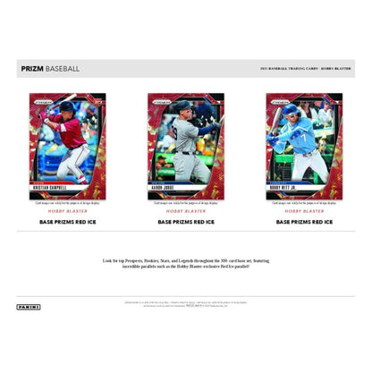 2025 Panini Prizm Baseball Hobby Blaster, Box (Red Ice)
