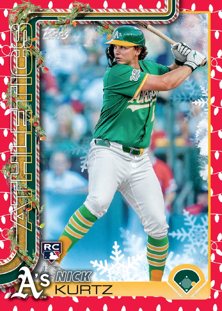 2025 Topps Holiday Baseball 3 Tin, Box