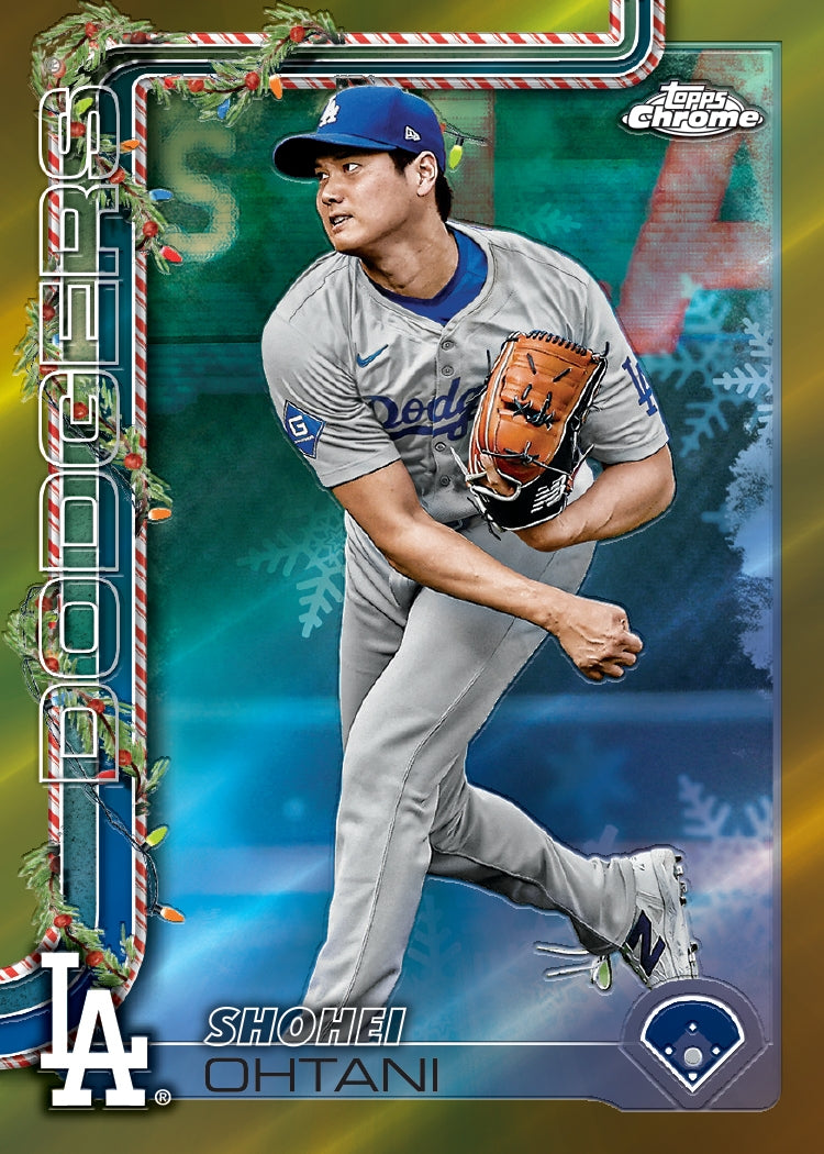 2025 Topps Holiday Baseball 3 Tin, 5 Box Case