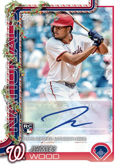 2025 Topps Holiday Baseball 3 Tin, 5 Box Case