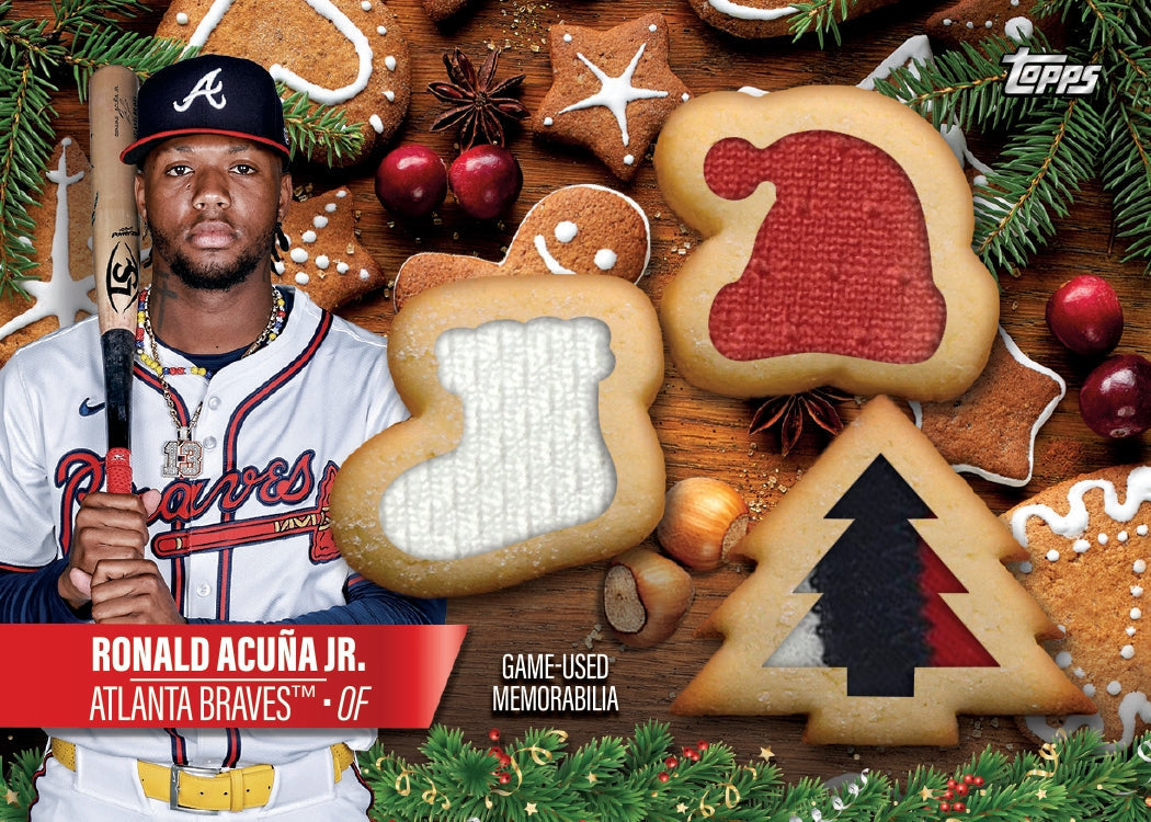 2025 Topps Holiday Baseball 3 Tin, 5 Box Case