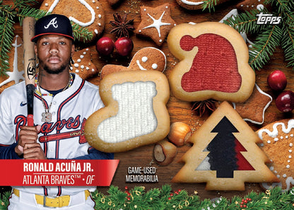 2025 Topps Holiday Baseball 3 Tin, 5 Box Case