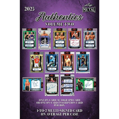 2025 Leaf Metal Authentics Volume 2 Hobby, Box