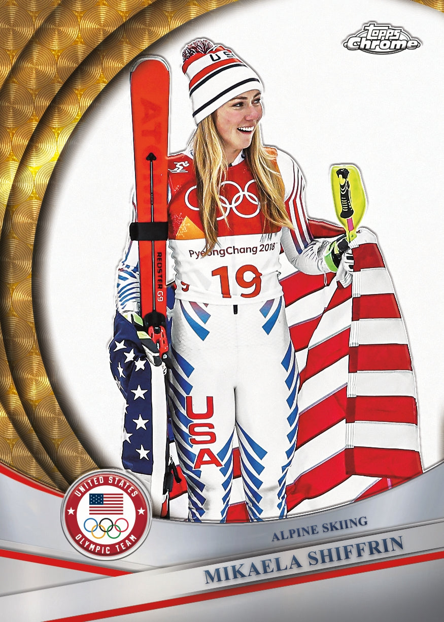 2026 Topps Chrome US Olympic & Paralympic Hopefuls Blaster, Box