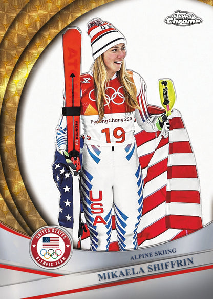 2026 Topps Chrome US Olympic & Paralympic Hopefuls Blaster, Box