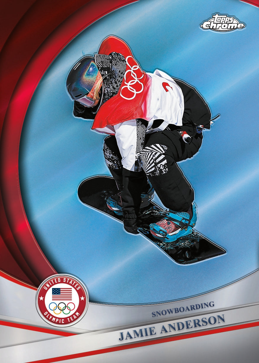 2026 Topps Chrome US Olympic & Paralympic Hopefuls Blaster, Box