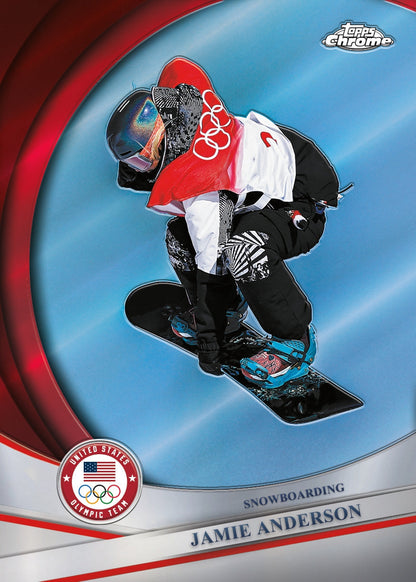 2026 Topps Chrome US Olympic & Paralympic Hopefuls Blaster, Box
