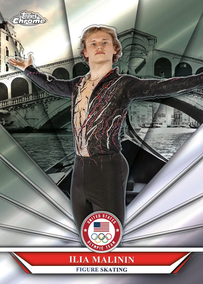 2026 Topps Chrome US Olympic & Paralympic Hopefuls Blaster, Box