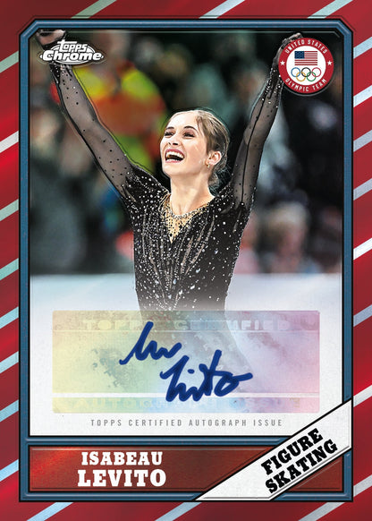 2026 Topps Chrome US Olympic & Paralympic Hopefuls Blaster, Box