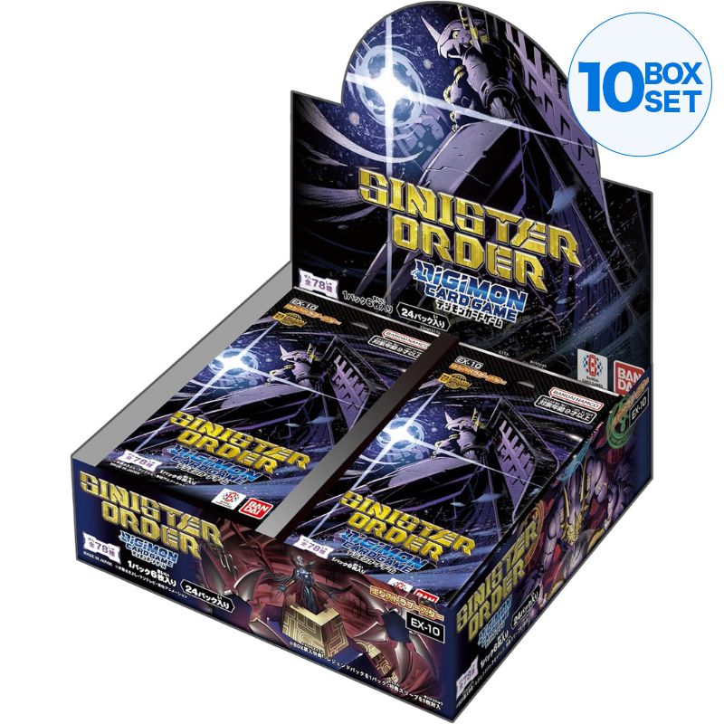 BANDAI Digimon Card Game Sinister Order EX-10 Booster Pack Box TCG JAPAN