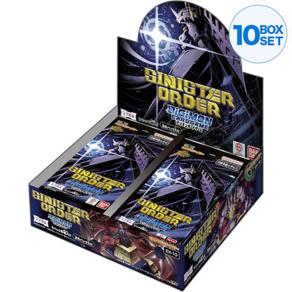 BANDAI Digimon Card Game Sinister Order EX-10 Booster Pack Box TCG JAPAN