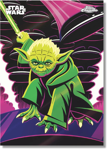 2025 Topps Star Wars Chrome Delight, 10 Box Case