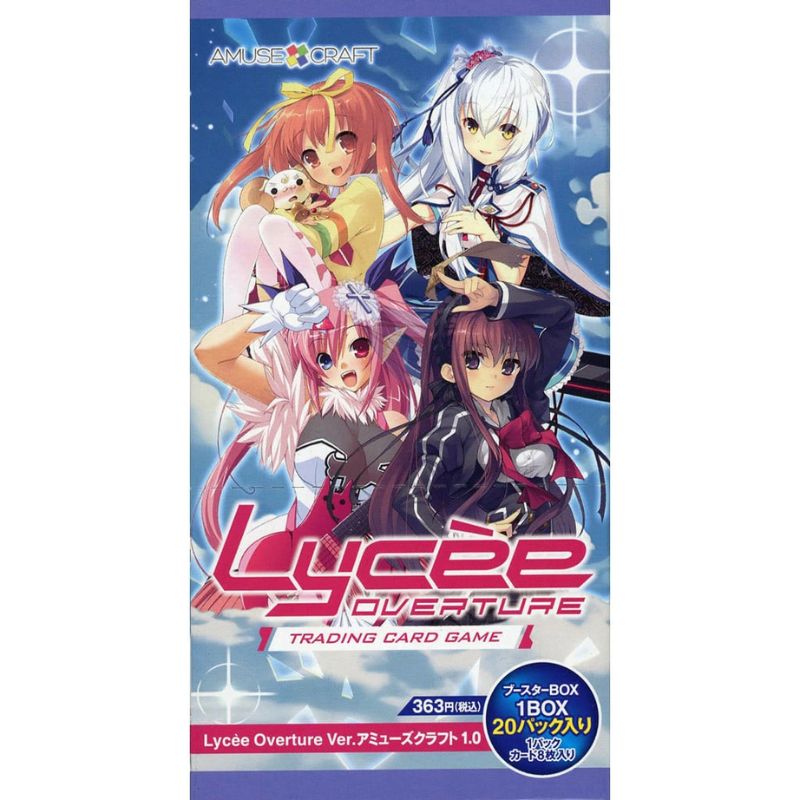 Lycee Overture Amuse Craft 1.0 Booster Pack Box TCG JAPAN OFFICIAL