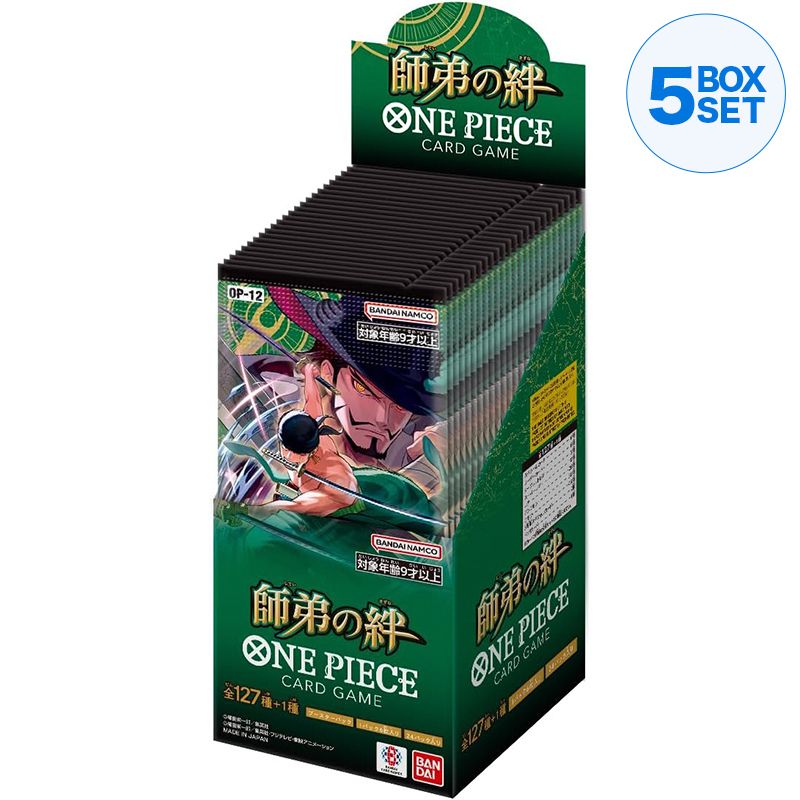 BANDAI ONE PIECE Card Game The Bond of Master and Disciple OP-12 Booster BOX TCG
