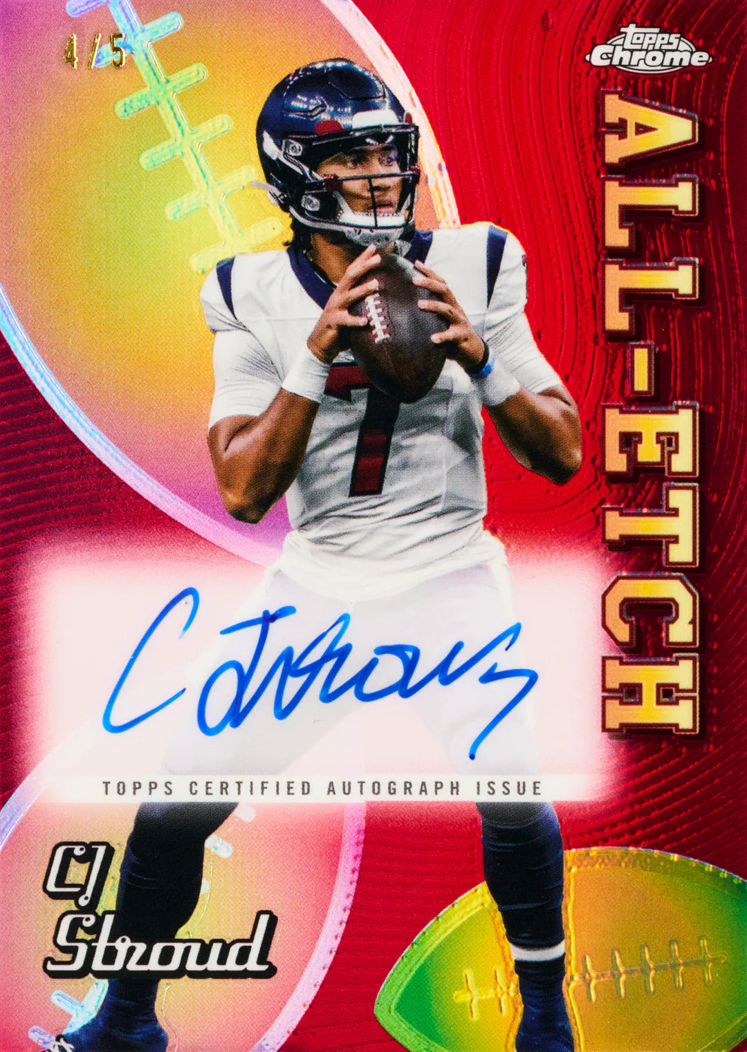 2024 Topps Chrome Football Blaster, 40 Box Case