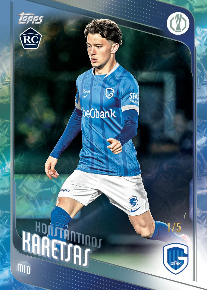 2025-26 Topps UEFA Club Competitions Soccer, Spring Tin (Random)