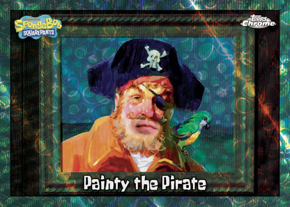 2025 Topps Chrome Spongebob Squarepants 25th Anniversary Hobby, Pack