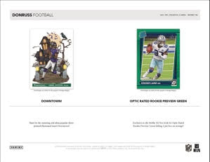 2021 Panini Donruss H2 Hobby Hybrid Football, Box