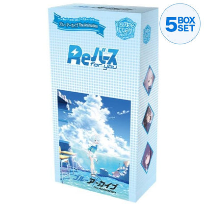ReBirth for you Blue Archive The Animation Booster Pack Box TCG JAPAN OFFICIAL