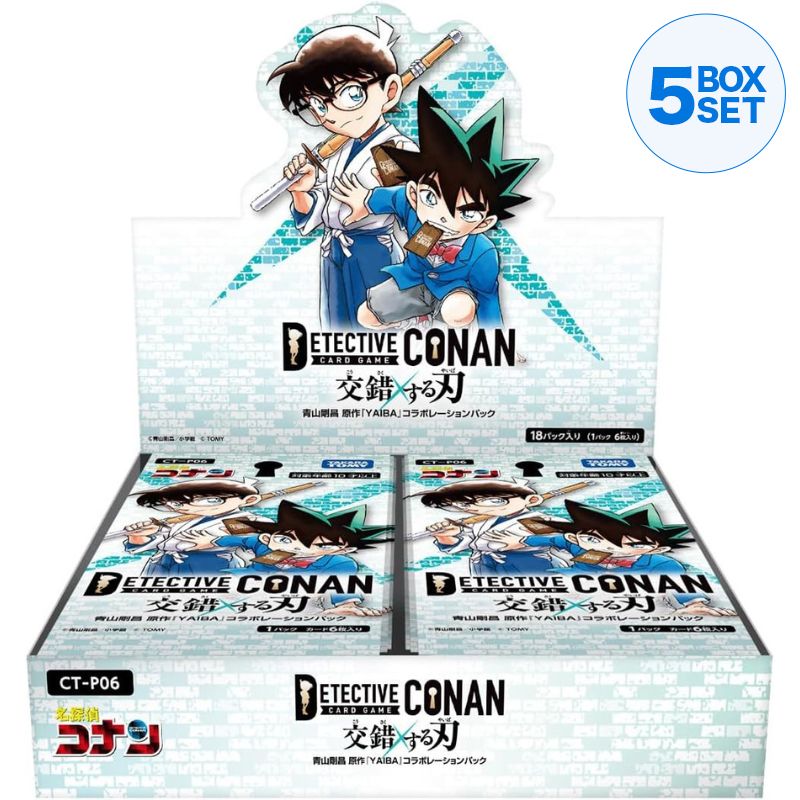 Detective Conan Crossed Blades CT-P06 Booster Pack Box TCG JAPAN OFFICIAL