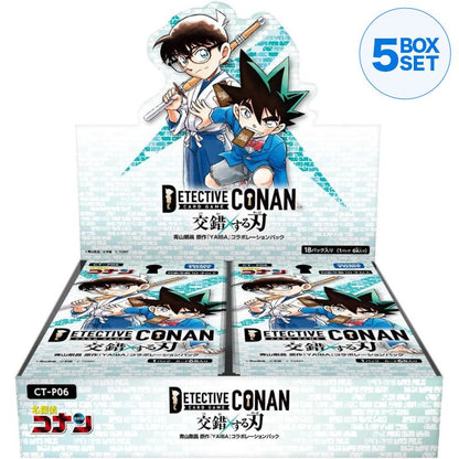 Detective Conan Crossed Blades CT-P06 Booster Pack Box TCG JAPAN OFFICIAL