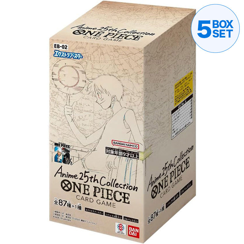 BANDAI ONE PIECE Card Game Extra Booster Anime25th collection EB-02 TCG JAPAN