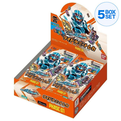 BANDAI Kamen Rider Gotchard Ride Chemy Trading Card PHASE 01 BOX TCG JAPAN