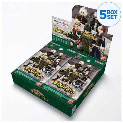 BANDAI Metal Card Collection Box 5 My Hero Academia TCG JAPAN OFFICIAL