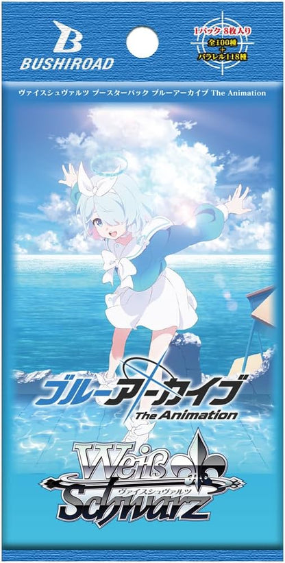 Weiss Schwarz Blue Archive The Animation Booster Pack Box TCG JAPAN OFFICIAL