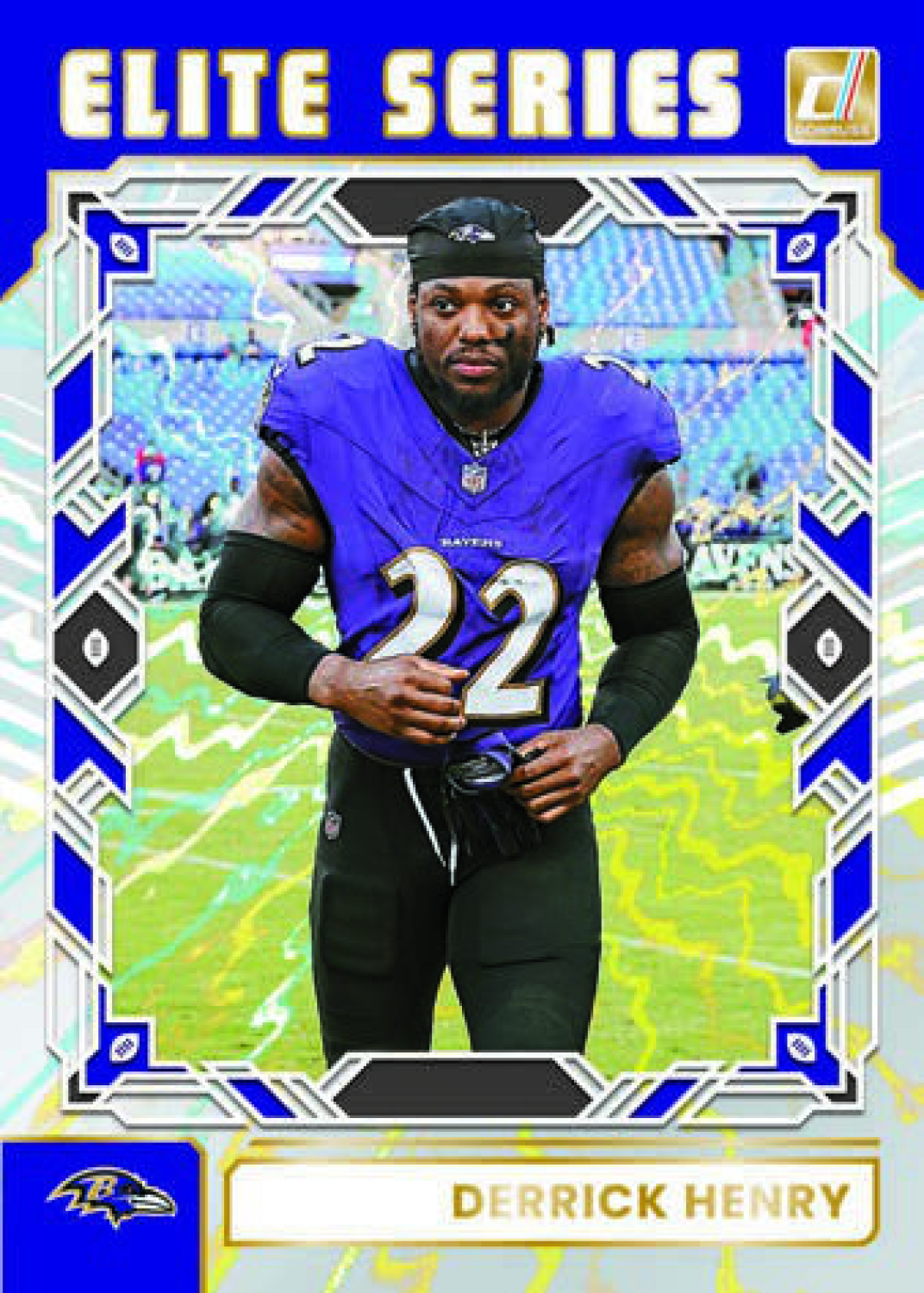 2025 Panini Donruss Football Mega, Box (Red Wave Parallels)