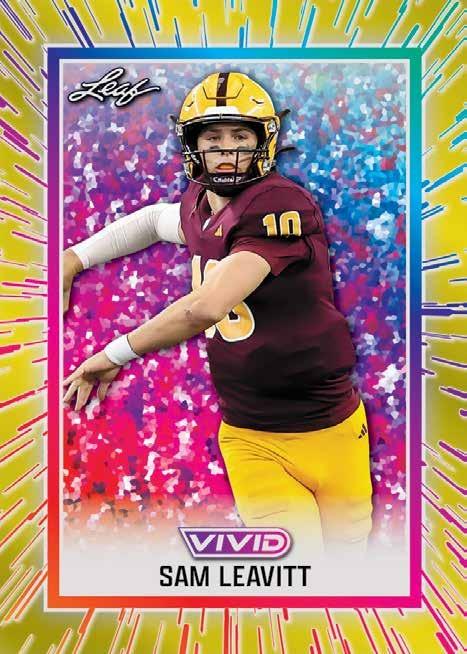 2025 Leaf Vivid Football Hobby, 12 Box Case
