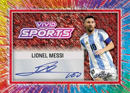 2025 Leaf Vivid Football Hobby, 12 Box Case