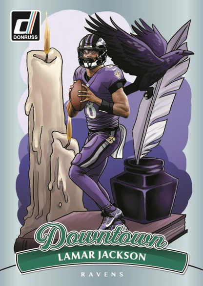 2025 Panini Donruss Football Winter Holiday, 30 Tin Case